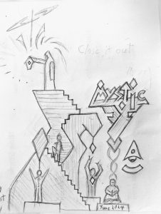 Hermit Mystic Teacher Drawing by Beholdify